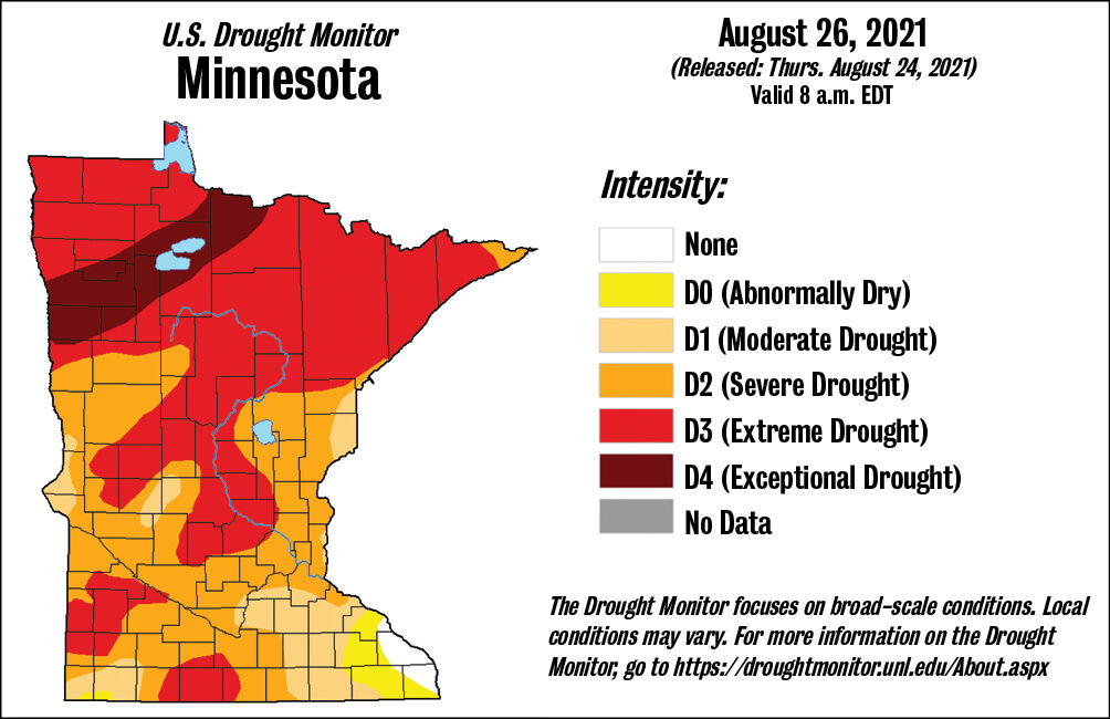 Drought map 8/26